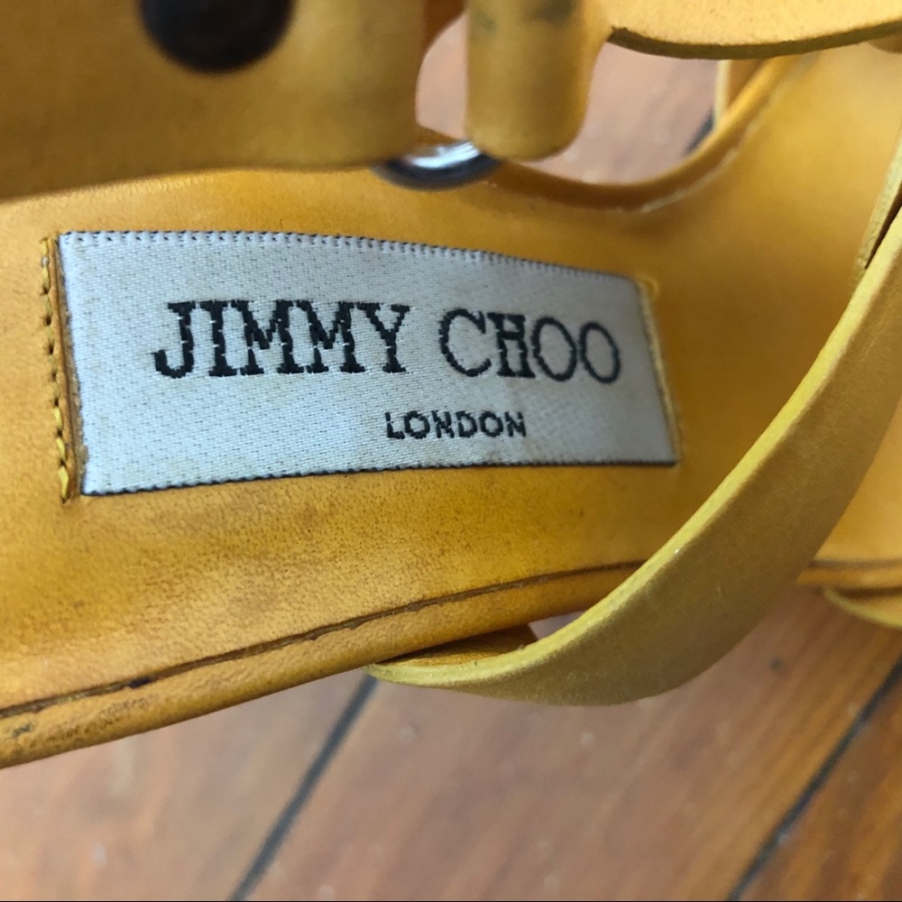 London Jimmy Choo w/ Stud Detailing & Dust Bag - Picture 4 of 8